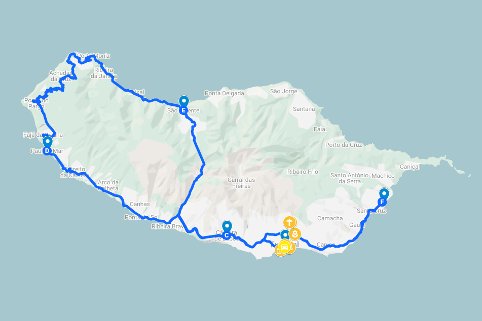 itinéraire madère 5 jours